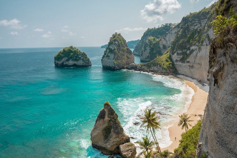 Diamond Beach in East Nusa Penida